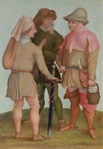 Three Peasants, 16th or 17th Century by Albrecht Dürer